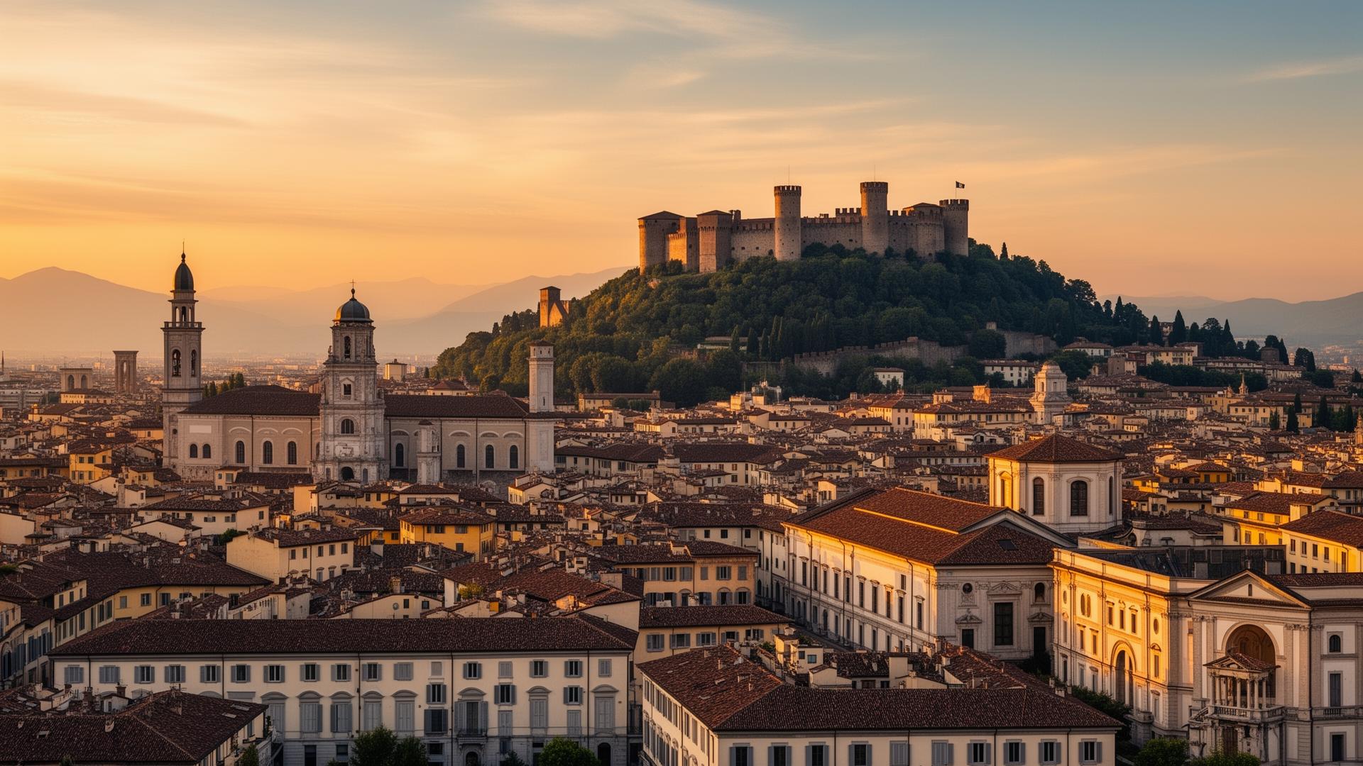 Panorama di Brescia